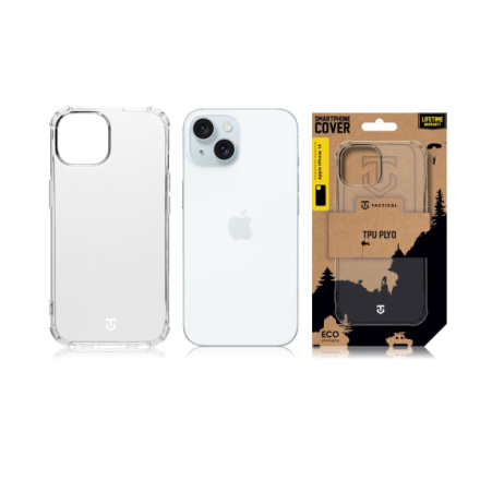 Tactical TPU Plyo Kryt pro Apple iPhone 15 Transparent , 57983115998