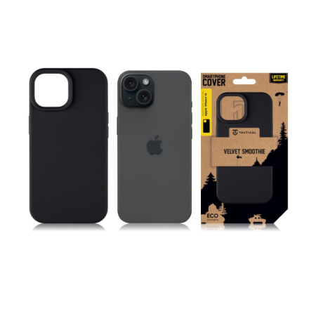 Tactical Velvet Smoothie Kryt pro Apple iPhone 15 Asphalt, 57983115999