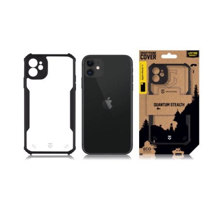 Tactical Quantum Stealth Kryt pro Apple iPhone 11 Clear/Black, 57983116296