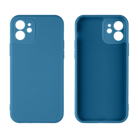 OBAL:ME Matte TPU Kryt pro Apple iPhone 12 Dark Blue, 57983117458