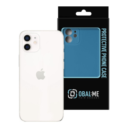 OBAL:ME Matte TPU Kryt pro Apple iPhone 12 Dark Blue, 57983117458