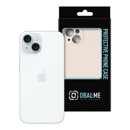 OBAL:ME Matte TPU Kryt pro Apple iPhone 15 Beige, 57983117493