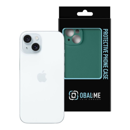 OBAL:ME Matte TPU Kryt pro Apple iPhone 15 Dark Green, 57983117495