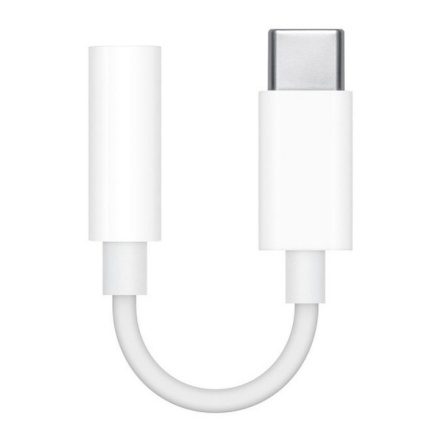 MU7E2ZM/A iPhone USB-C/3,5mm Adaptér White (Bulk), 57983118099