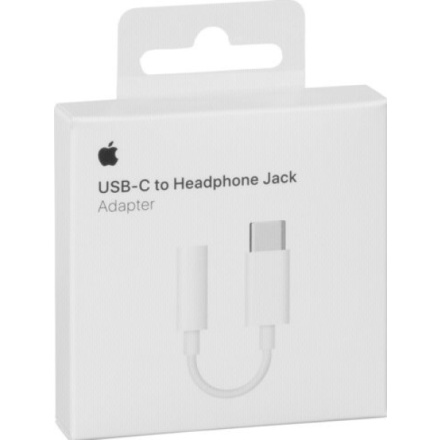 MU7E2ZM/A iPhone USB-C/3,5mm Adaptér White (Bulk), 57983118099