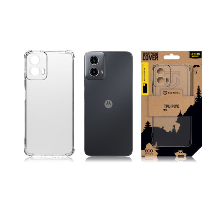 Tactical TPU Plyo Kryt pro Motorola G34 Transparent, 57983118887