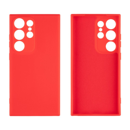 OBAL:ME Matte TPU Kryt pro Samsung Galaxy S24 Ultra Red, 57983119009