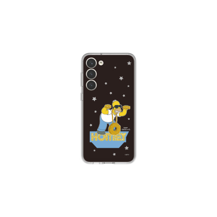 GP-TOS916SBB Simpsonovi Dekorace Zadního Krytu Pro Samsung Galaxy S23+ Black, GP-TOS916SBBYW