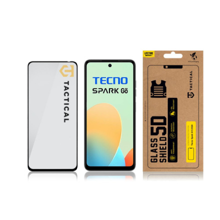 Tactical Glass Shield 5D sklo pro Tecno Spark GO 2024 Black, 57983119906