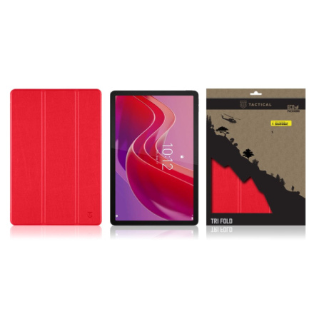 Tactical Book Tri Fold Pouzdro pro Lenovo Tab M11/M11 LTE (TB-330FU/TB-330XU) Red, 57983120946