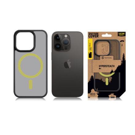 Tactical MagForce Hyperstealth 2.0 Kryt pro iPhone 14 Pro Black/Yellow, 57983121094