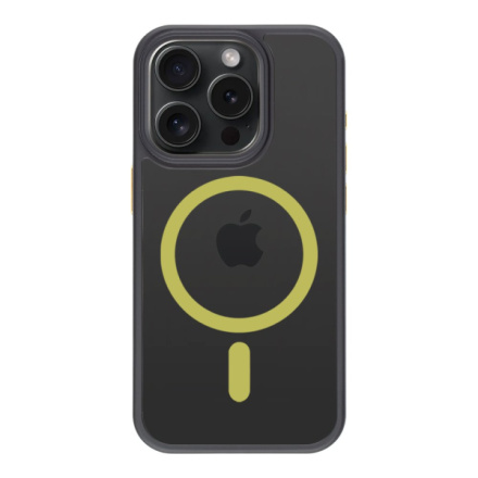 Tactical MagForce Hyperstealth 2.0 Kryt pro iPhone 15 Pro Black/Yellow, 57983121100