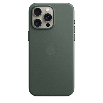  Apple FineWoven Kryt vč. MagSafe pro iPhone 15 Pro Max Evergreen, MT503ZM/A