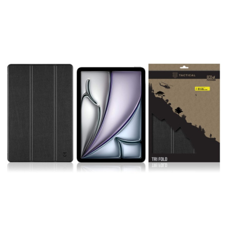 Tactical Book Tri Fold Pouzdro pro iPad Air 11 2024/Air 5 2022/Air 4 2020 Black, 57983121566