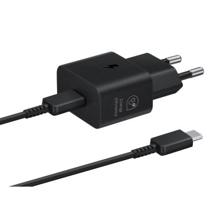 EP-T2510XBE Samsung USB-C 25W Cestovní nabíječka Black, EP-T2510XBEGEU