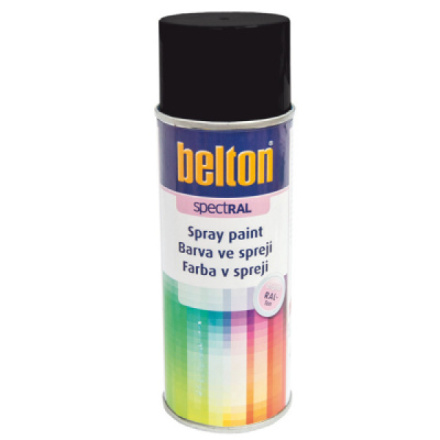 Belton SpectRAL rychleschnoucí barva ve spreji, Ral 9005 černá lesk, 400 ml