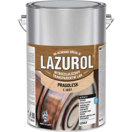 Lazurol Pragolesk C1037 nitrocelulózový lak na dřevo 4 l