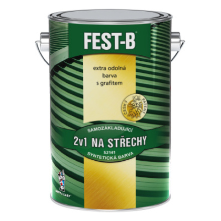 FEST-B S2141, antikorozní nátěr na železo, 0570 tmavě zelený, 5 kg