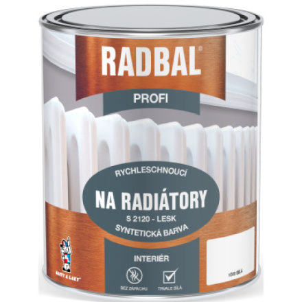 Radbal Profi S2120 speciální barva na radiátory, 1000 bílá, 600 ml