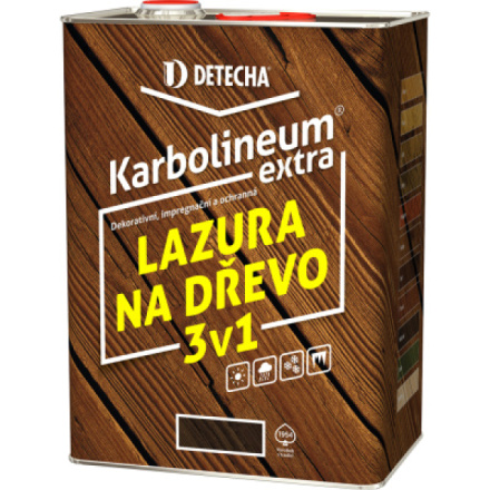 Detecha Karbolineum Extra 3v1 barva na dřevo, palisandr, 8 kg