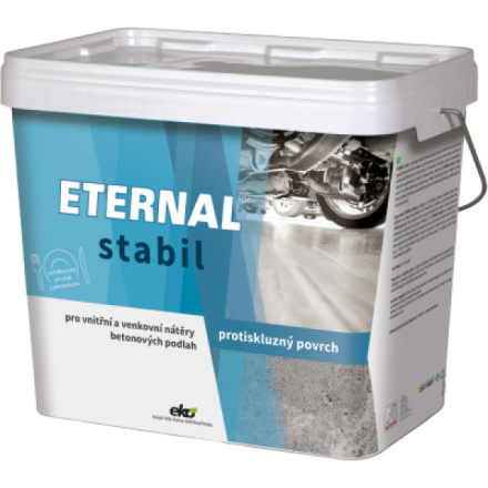 Eternal Stabil protiskluzová barva na betonové podlahy a dlažbu, světle šedá, 10 kg