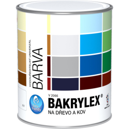 Bakrylex Univerzál mat V2066 barva na dřevo a kov 0670 okr zlatá, 700 g