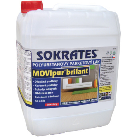 Sokrates Movipur Brilant Mat parketový lak na podlahy, 5 kg