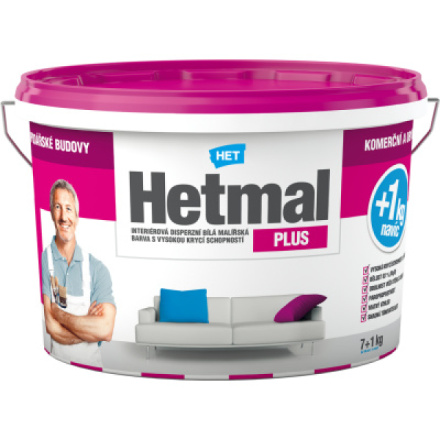 Het Hetmal Plus malířská barva, 7 + 1 kg