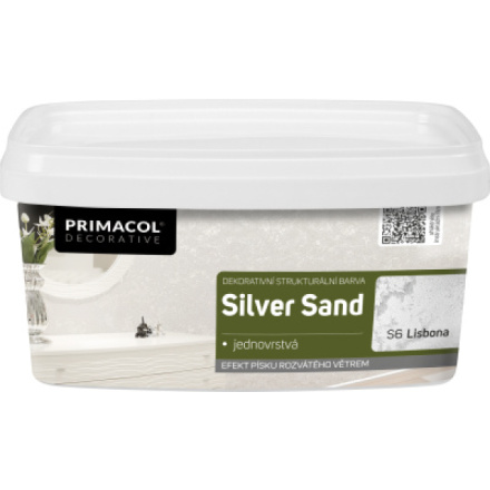 Primacol Decorative Silver Sand dekorativní strukturální barva, S6 Lisbona, 1 l