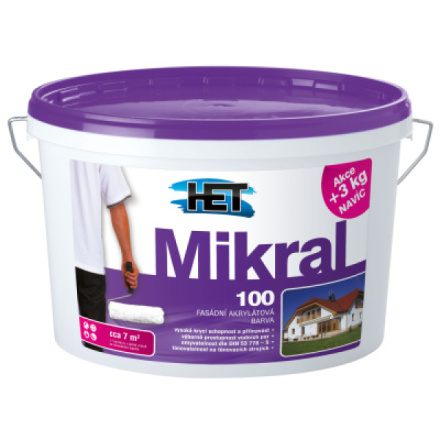 Het Mikral 100 fasádní barva, 15+3 kg