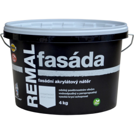 REMAL Fasáda akrylátová fasádní barva 4 kg