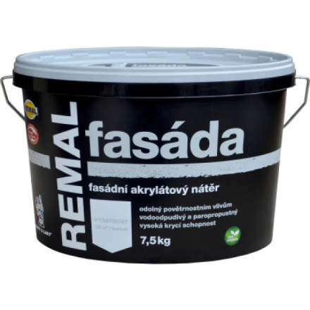 REMAL Fasáda akrylátová fasádní barva 7,5 kg