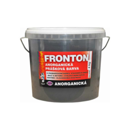 Fronton prášková barva do stavebních směsí malt a betonů, 0199 černá, 4 kg