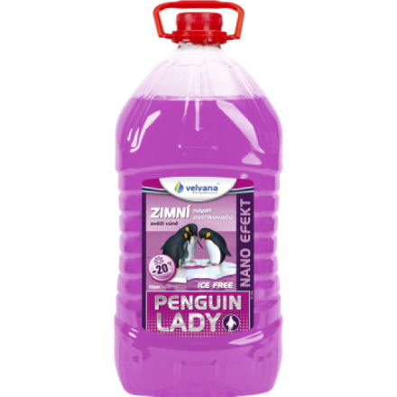 Velvana Penguin Lady Ice Free -20 °C, nemrznoucí směs do ostřikovačů 4l