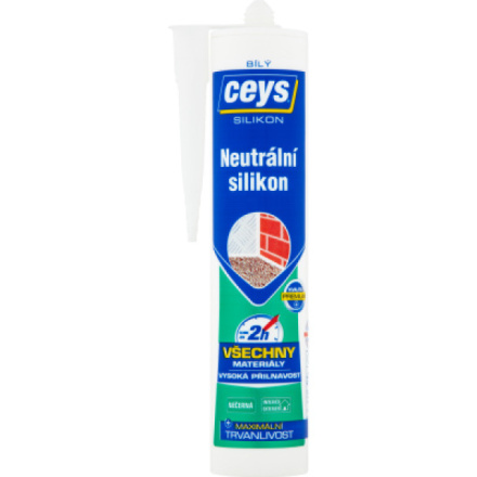 Ceys Neutrální silikon, bílý, 280 ml