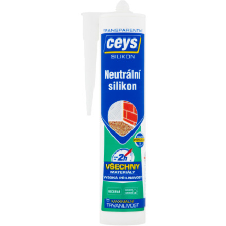 Ceys Neutrální silikon, transparentní, 280 ml