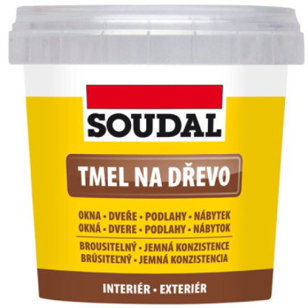 Soudal tmel na dřevo, dub, 250 g