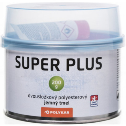 Polykar Super Plus jemný dvousložkový polyesterový plnící tmel, 200 g