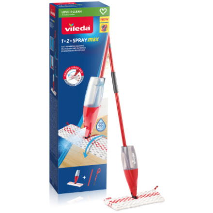 Vileda 1.2 Spray Max Box plochý mop s rozprašovačem