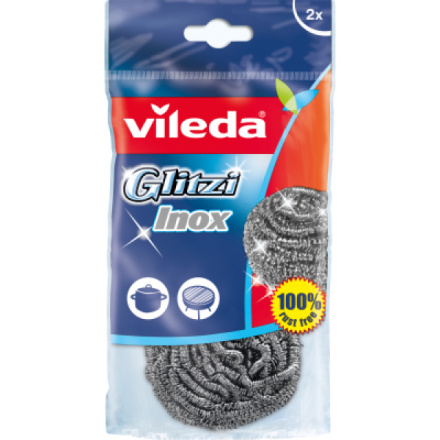 Vileda Inox drátěnka, 2 ks