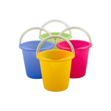Spokar kbelík plastový s výlevkou, objem 10 l, různé barvy, 1 kus
