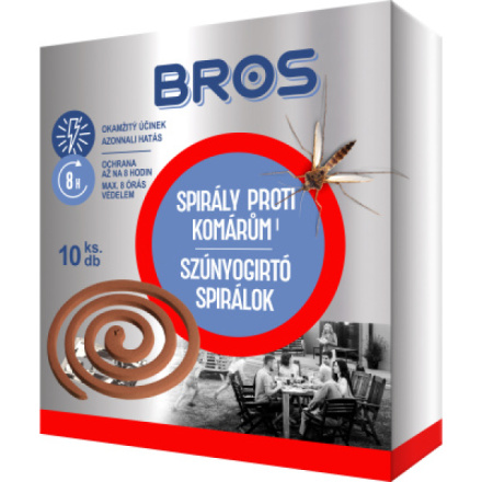 Bros Spirála proti létajícímu hmyzu, 10 ks