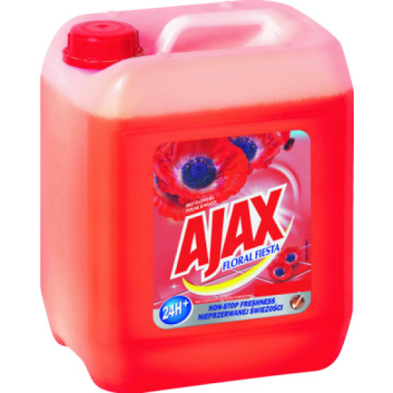 Ajax Floral Fiesta Red Flowers, univerzální čistící prostředek, 5 l