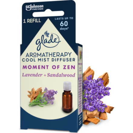 Glade Aromatherapy Cool Mist Diffuser Moment of Zen náplň do elektrického odpařovače, 17,4 ml
