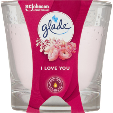 Glade svíčka vonná I Love You, 129 g