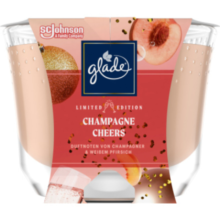 Glade svíčka vonná Maxi Champagne Cheers, 224 g