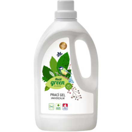 Real Green Clean prací gel, 142 praní, 5 l