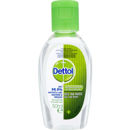 Dettol dezinfekční gel na ruce, 50 ml