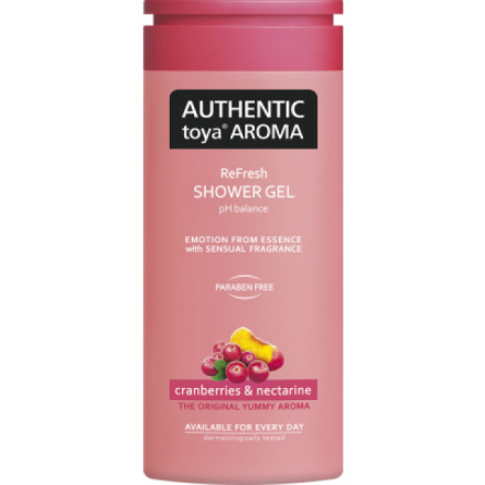 Authentic Toya Aroma sprchový gel brusinky a nektarinky, 400 ml