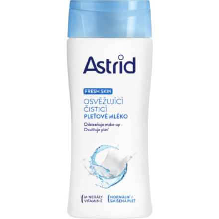 Astrid Fresh Skin osvěžující čisticí pleťové mléko, 200 ml